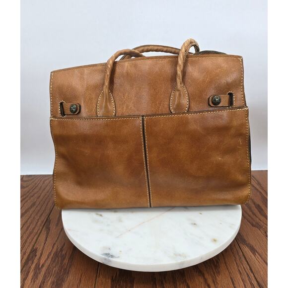 Patricia Nash Lucena Wicker Leather Purse - Picture 3 of 5